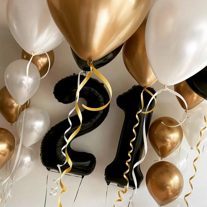 Helium XL Cijfers Zwart