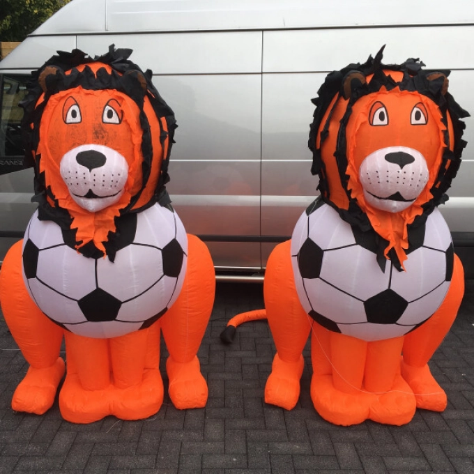 Oranje Voetbal Leeuwen