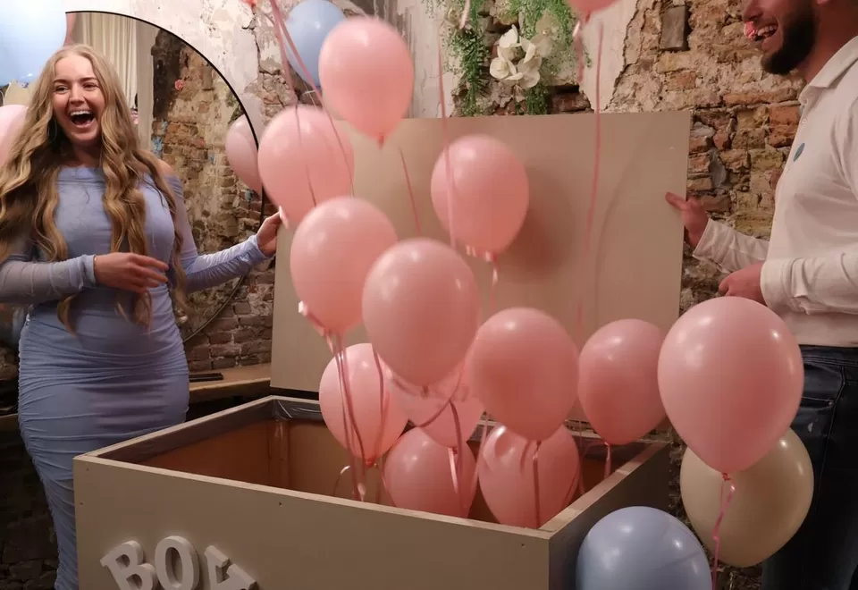 Gender reveal kist XL