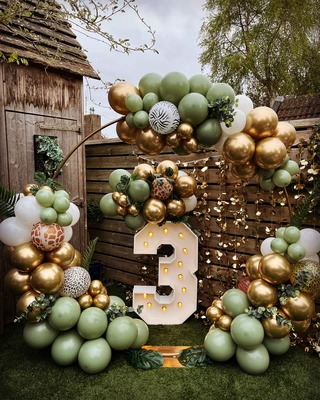 Organic ballondecoratie
