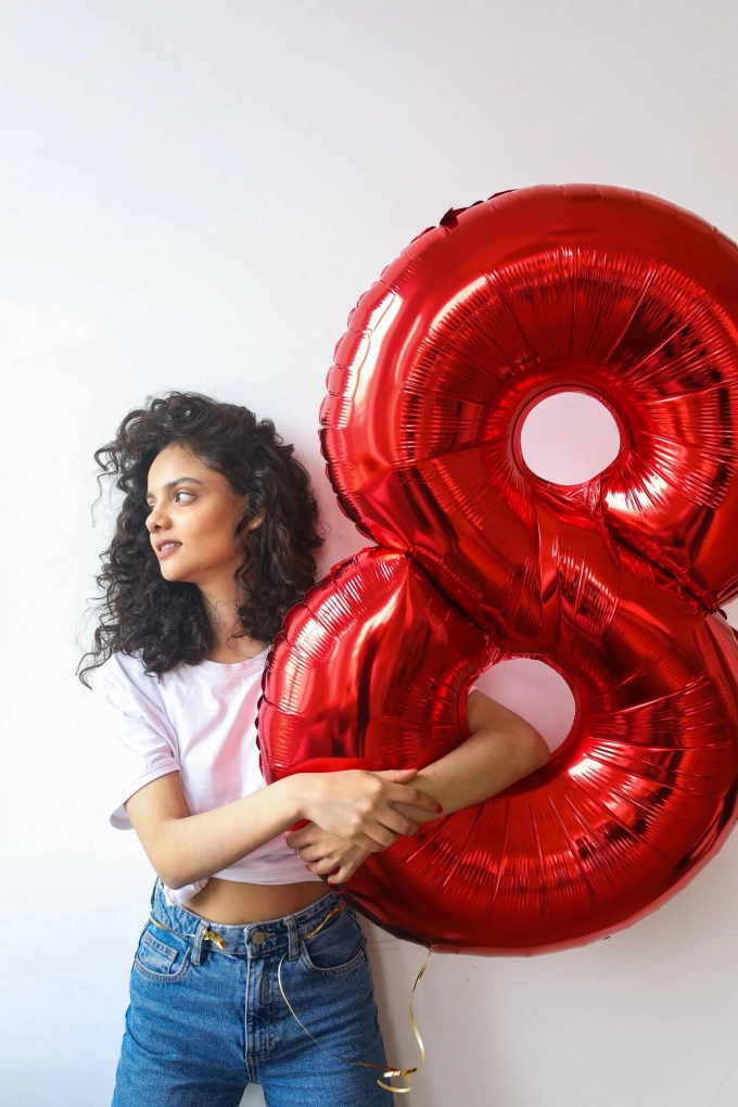 Helium XL Cijfers Rood