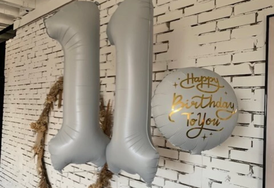 Helium XL cijfers Wit